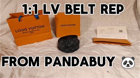 THE BEST 1:1 LV BELT REP FROM PANDABUY 